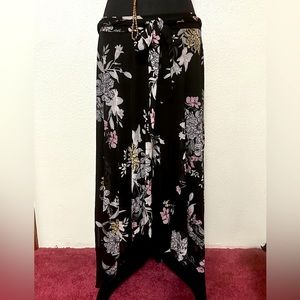 Floral, Hi-Low Skirt